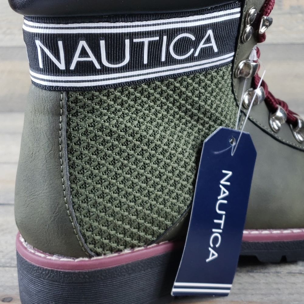 Nautica Women's Olive Phoenix Ankle Boots NEW 6.5 - Picture 7 of 7